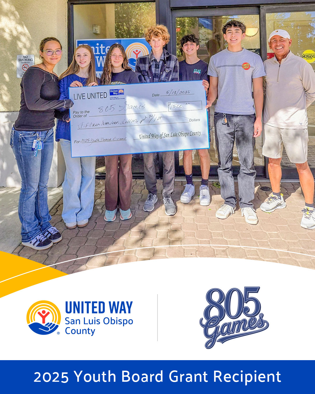 Youth Board Grant Recipient – 805 Games